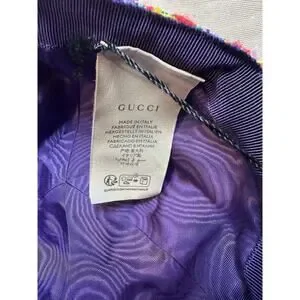 Gucci | Accessories | Nwt Gucci Multi Color Polyester Cap  display picture 1